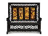 A Chinese Carved Four-Panel Table Screen