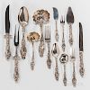 Whiting "Lily" Pattern Sterling Silver Flatware Service