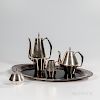 Four-piece Reed & Barton "Diamond" Pattern Sterling Silver Tea and Coffee Service
