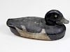 Vintage Carved and Painted Maine Black Duck Decoy