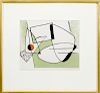Morris Blackburn Artist’s Proof Limited Edition Lithograph “Time-Space"