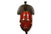 Painted Guro Mask with Stand 15"