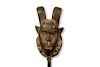 Yaure African Face Mask with Horns 15"