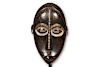Ngbaka Mask with Facial Striations 15.5″