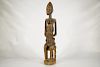 Seated Dogon Maternity Figure with Child 28"
