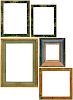Six Renaissance Type Panel Frames, Three Liners