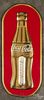 Coca-Cola tin thermometer, ca. 1936, 16'' h.