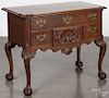 Chippendale style, cabinet made carved mahogany lowboy, 20th c., initialed W. F., 30 1/2'' h.