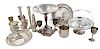 19 Pieces Assorted Sterling Hollowware