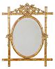 Victorian Carved Gilt Faux Bamboo Mirror