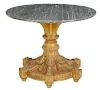 Fine Neoclassical Carved Marble Top Center Table