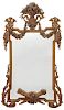 Italian Neoclassical Style Carved Walnut Mirror