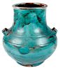 Jugtown Chinese Blue Han Vase