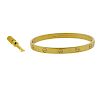 Cartier Love 18K Gold Bangle Bracelet