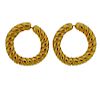 Lalaounis 18K Gold Hoop Earrings
