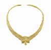 Buccellati 18k Gold Wing Motif Collar Necklace