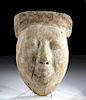 Fine Egyptian Gesso / Wood Sarcophagus Mask