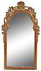 A Queen Anne Style Giltwood Pier Mirror 