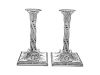 A Pair of Victorian Silver Candlesticks