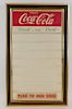 Enjoy Coca Cola Good With Food Advertising Sign