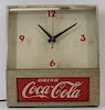Synchron Art Deco Coca-Cola Advertising Clock