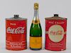 C.1945 Coca-Cola 1 Gallon Tin Syrup Cans
