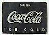 C.1935 Coca-Cola SSP Porcelain Advertising Sign