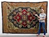Antique Middle Eastern Turkish Kilim Carpet Rug