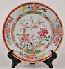 Chinese Export Famille Rose Cherry Blossom Plate