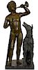 Continental Classical Hunter Dog Bronze Sculpture