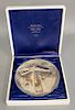 Salvador Dali sterling silver Lincoln Mint Easter Christ 1st Edition, dia. 9 in.
