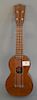 CF Martin ukulele, four string mahogany, good condition, stamped on inside C.F.Martin, Nazareth PA made in USA,. lg. 21 1/2 in.
