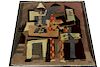After Picasso Three Musicians Wall Tapestry / Rug