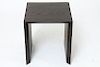 Modern Wood Square Top Side Table