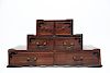 Chinese Stacking Trinket Jewelry Wood Chest