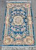 Chinese Aubusson Floral Rug 2' 8" x 5' 2"