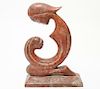 Hardstone Mother & Child Modern Abstract Sculpture