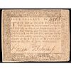 Colonial Currency, Exceedingly Rare Maryland, June 8, 1780 $4 BLACK MONEY Note 