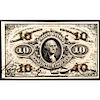 Fractional Currency, FR-1253. 3rd 10 Autograph Signatures of Colby and Spinner