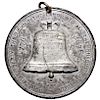 1876 United States Centennial Exposition Liberty Bell + Independence Hall Medal