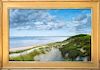 Yasemin Tomakan Oil on Canvas "A Summer Day  - Steps Beach, Nantucket"
