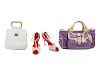 Two Handbags; Etienne Singer Handbag, Celine Handbag and Dolce &amp; Gabbana Heels