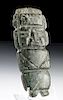 Rare Teotihuacan Green Schist Figure