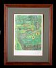Signed & Framed Gunther Grass Lithograph in Colors 1999