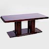 Art Deco Style Mahogany Extension Dining Table