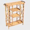 Bamboo Four-Tiered Side Table