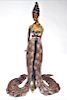 Erte (1892-1990) Russian, "Feather Gown" Bronze