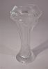 Tall Lalique Paris Frosted Bud Vase