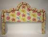 Manuel Canovas Style Upholstered Arched Headboard