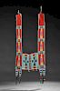 Crow Beaded Cloth and Hide Horse Collar